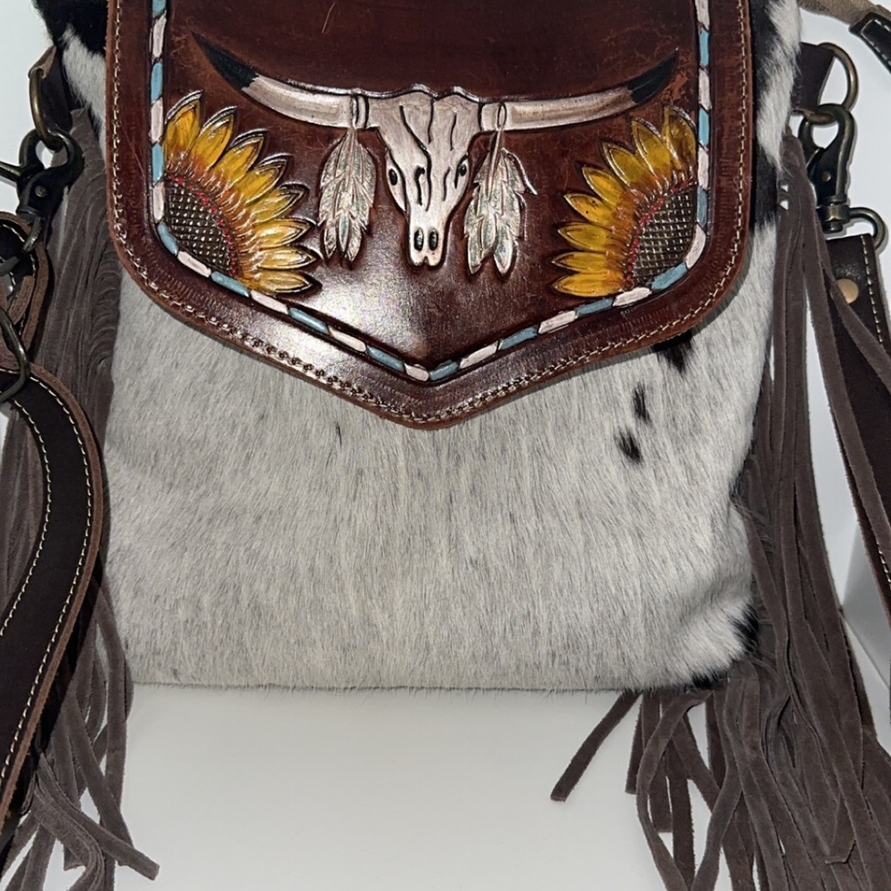 Myra bull skull  crossbody
